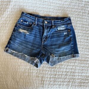 American Eagle Outfitters Women's Blue Denim Shorts